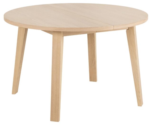 Eetkamertafel A Line 8211 Wit Gepigmenteerd Eikenfineer 8211 120cm