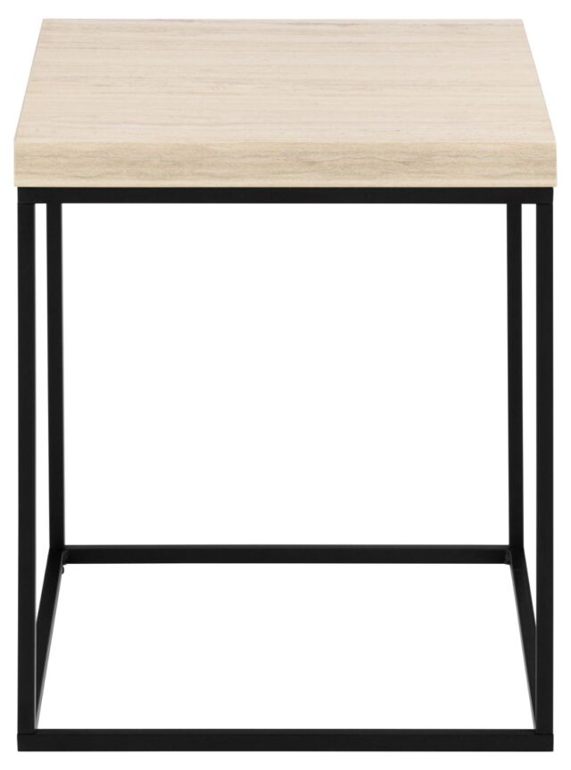 Salontafel Barossa 8211 Travertin Look Mdf 8211 Metaal
