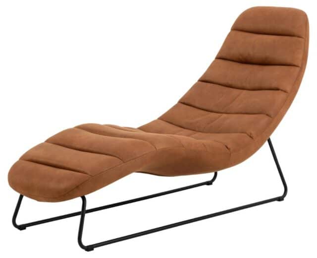 Ligstoel Chaplin 8211 Stof Brandy Bruin