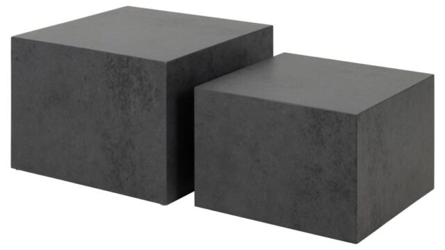 Salontafel Set Dobbelstenen 8211 Zwart Ocean Melamine