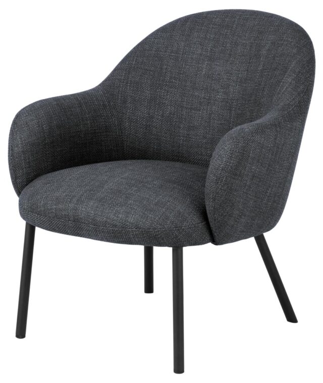 Loungestoel Spencer 8211 Stof Basel Donkergrijs