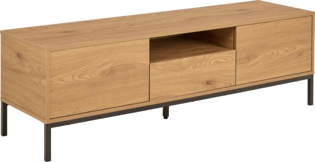 Tv Meubel Seaford 8211 Eikenhout 8211 Staal