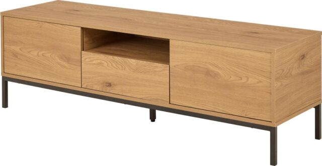 Tv Meubel Seaford 8211 Eikenhout 8211 Staal
