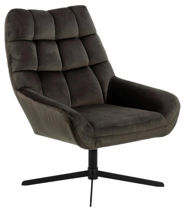Fauteuil Parijs 8211 Stof Vic Grijs Bruin