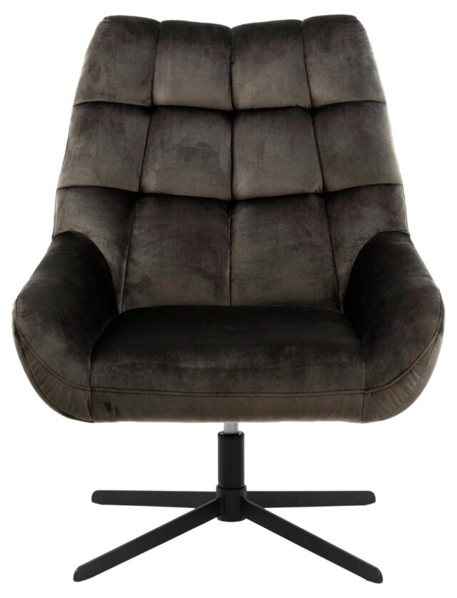 Fauteuil Parijs 8211 Stof Vic Grijs Bruin