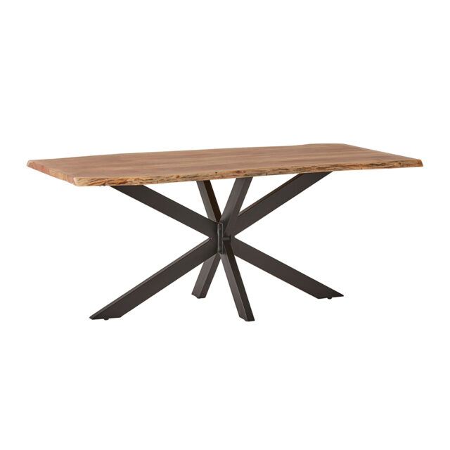 Eetkamertafel Nebel 8211 Massief Mangohout 8211 90x180cm