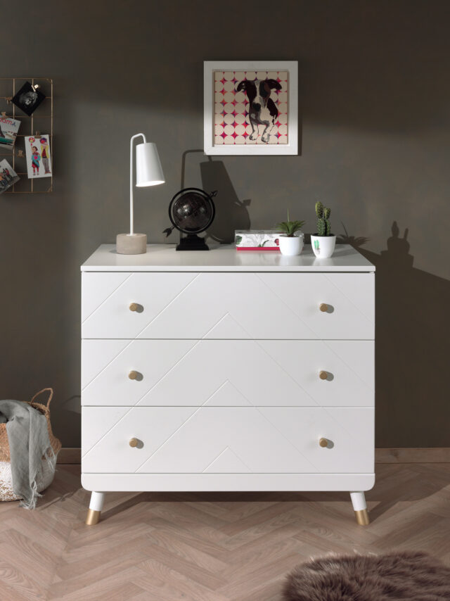 Ladenkast Billy 8211 3 Laden 8211 Wit