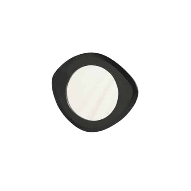 Spiegel Flair 8211 50cm 8211 Geometrisch 8211 Zwart