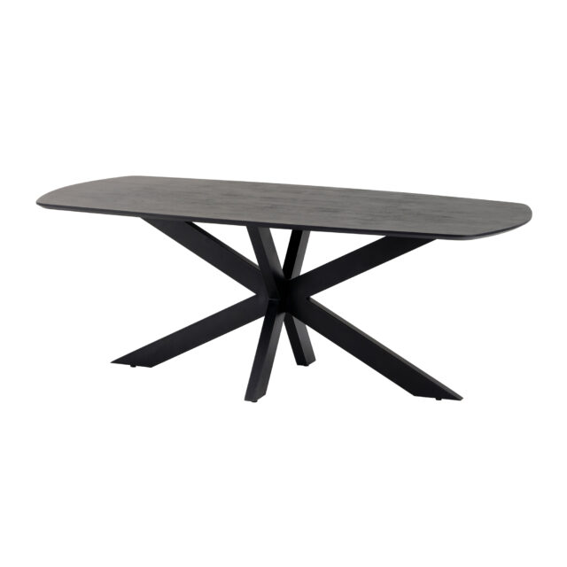 Eetkamertafel Akagi 8211 Deens Ovaal 210 8211 Acacia Black