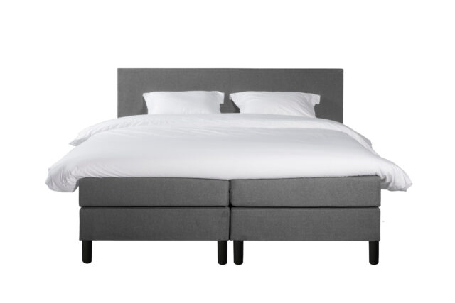 Boxspring Mrgenn Milos 8211 Grijs 8211 Compleet Luxe Set 8211 140x200cm