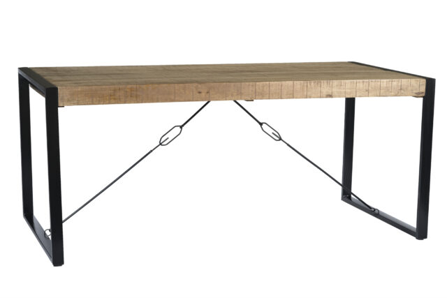 Eetkamertafel Nairobi 8211 Mangohout 8211 220x100cm