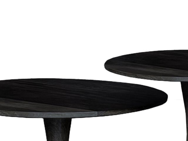Brix Bijzettafel Vivian Zwart 50cm