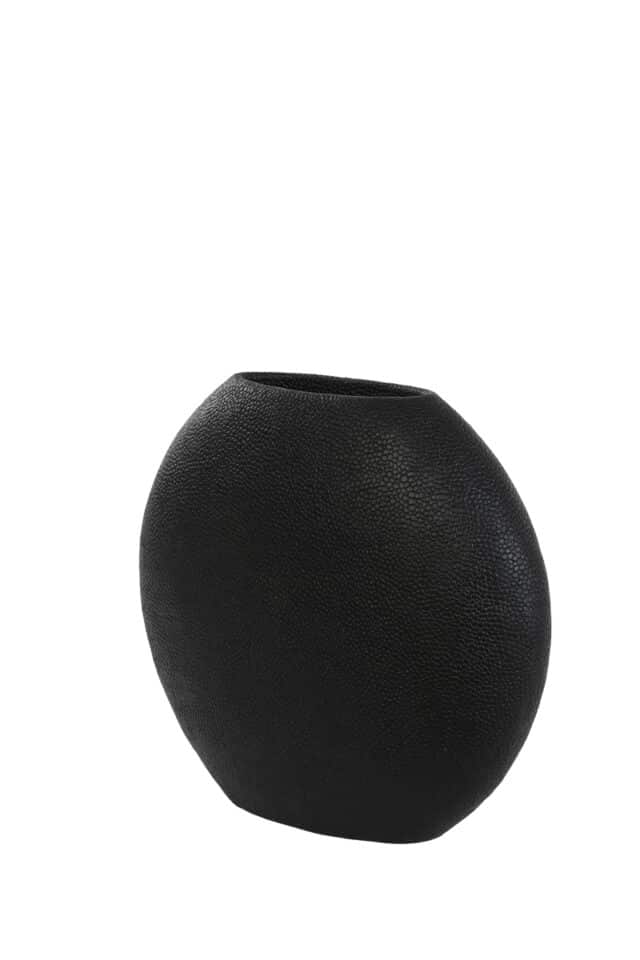 Vaas Deco Rayskin 8211 40x14x36 Cm 8211 Matt Black