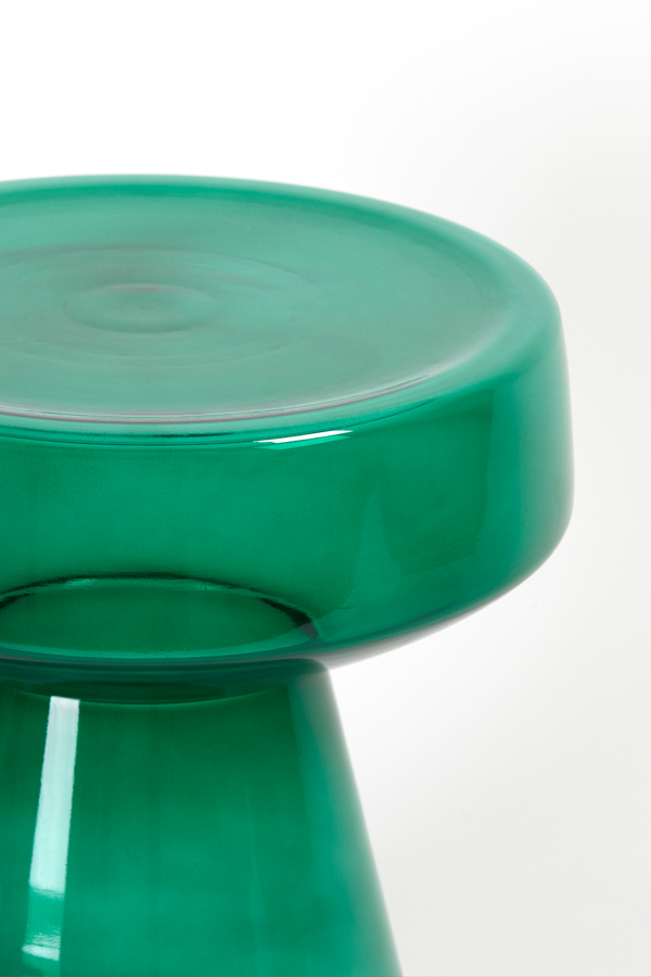 Side Table 37 215 44 Cm Dakwa Glass Green