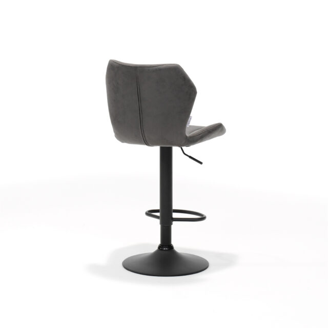 Barkruk Genua Zwart 8211 Stof Soft Antraciet