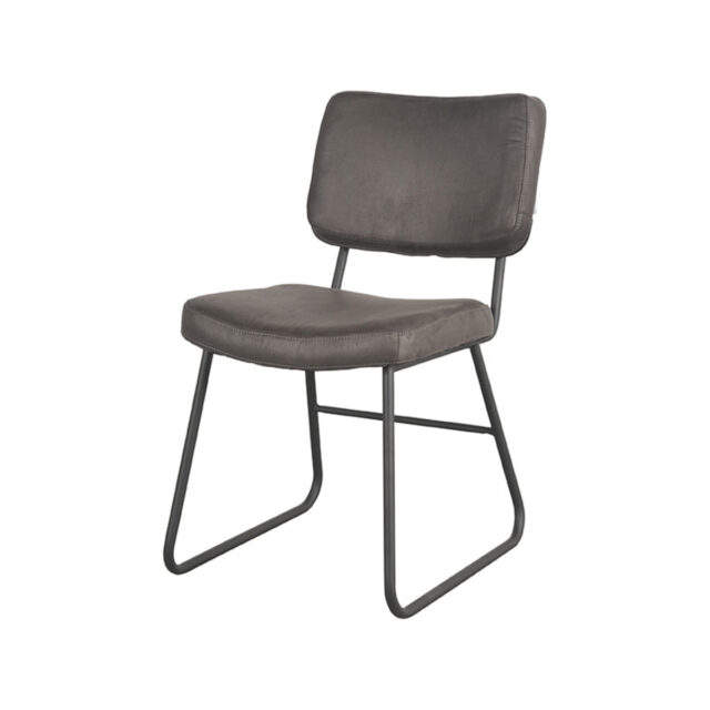 Eetkamerstoel Noah 8211 Antraciet 8211 Microfiber Minimale Bestelling 2 Stuks