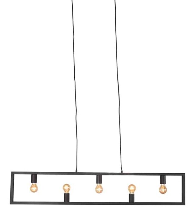 Hanglamp Quadrato 8211 Zwart 8211 Metaal