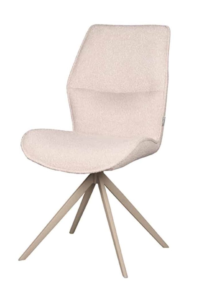 Eetkamerstoel Comfy 8211 Naturel 8211 Boucle Minimale Bestelling 2 Stuks