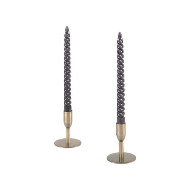 Kandelaars 8211 Antiek Goud 8211 Metaal