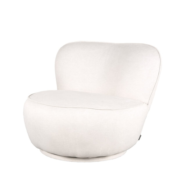 Fauteuil Bunny 8211 Crme 8211 Microfiber