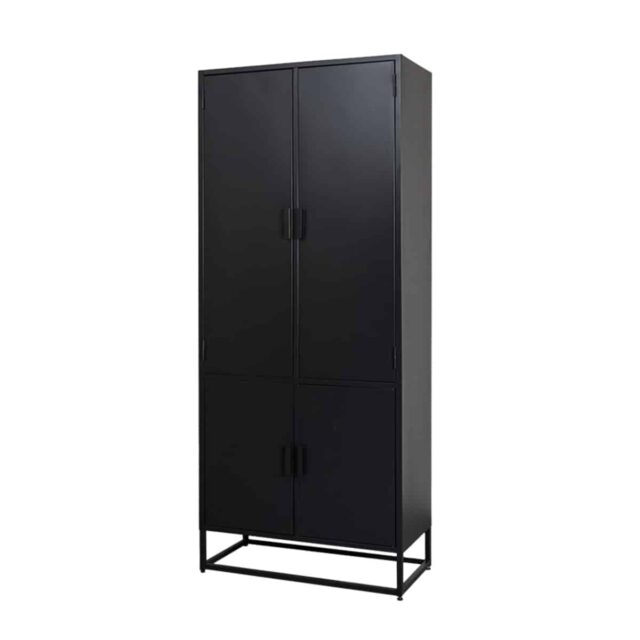 Bergkast Luff 8211 Zwart 8211 Metaal Bergkast Luff 8211 Zwart 8211 Metaal