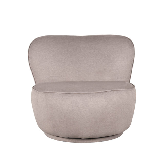Fauteuil Bunny 8211 Taupe 8211 Microfiber