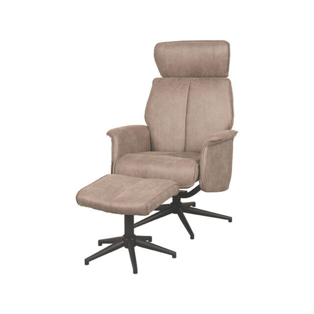 Relaxfauteuil Verdal Ottomane 77x79x109cm