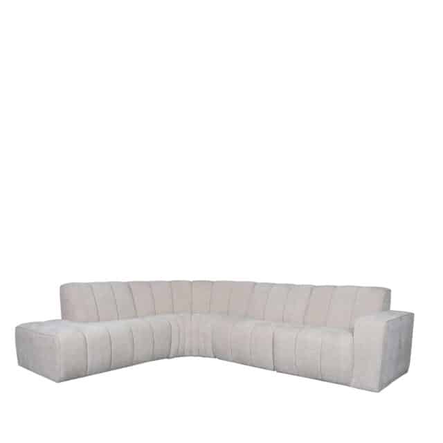 Bank Vitoro 1 5 Zits Zonder Arm 8211 Stof Naturel 8211 76x98x82 Cm