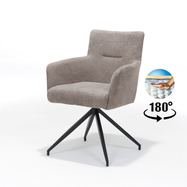 Armstoel Joey Stof Retro Bliss Taupe