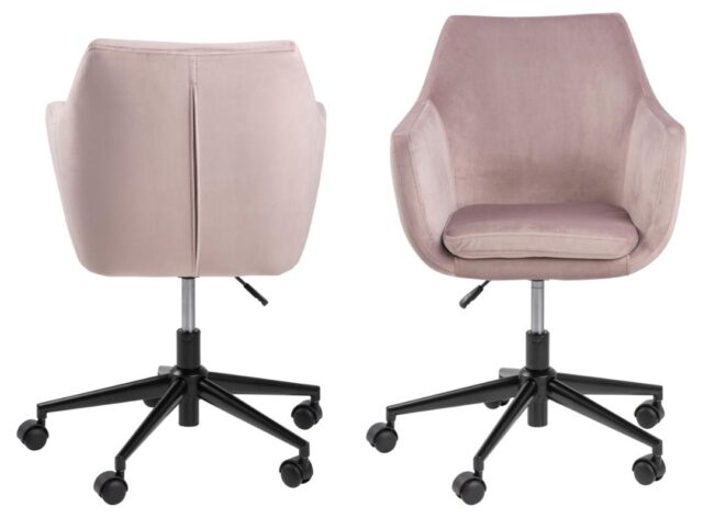 Bureaustoel Nora 8211 Stof Vic Oud Roze 8211 Verstelbaar