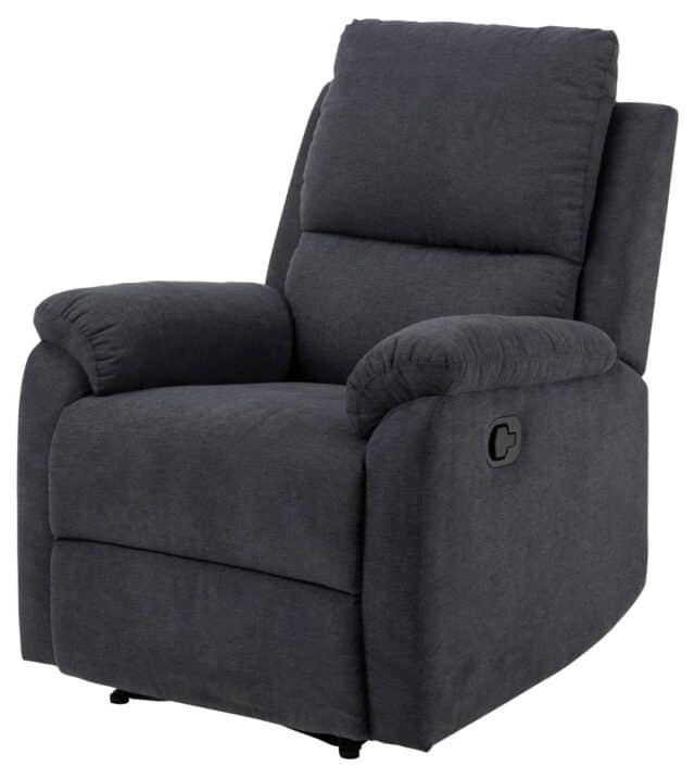Relaxfauteuil Sabia 8211 Stof Enjoy Donkergrijs 8211 Verstelbaar