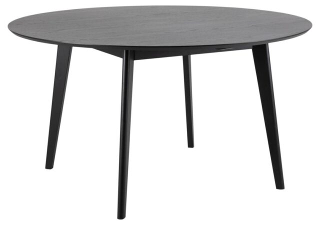 Eetkamertafel Roxby 8211 Zwart Eiken Fineer 8211 140 Cm Eetkamertafel Roxby 8211 Zwart Eiken Fineer 8211 140 Cm