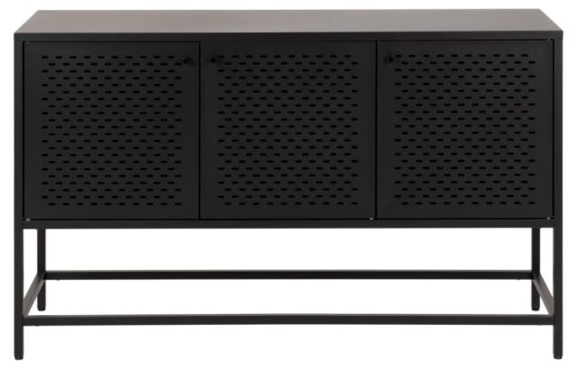 Dressoir Newcastle 8211 Zwart Metaal 8211 Gaas Dressoir Newcastle 8211 Zwart Metaal 8211 Gaas