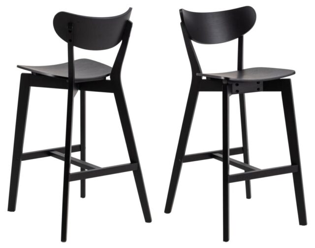 Barkruk Roxby 8211 Zwart Eiken Fineer Minimale Bestelling 2 Stuks Barkruk Roxby 8211 Zwart Eiken Fineer Minimale Bestelling 2 Stuks