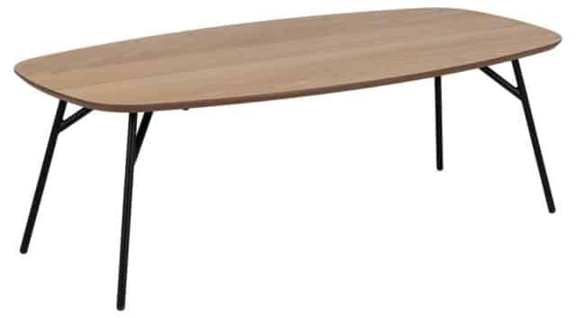 Salontafel Caracas 8211 Eiken Fineer 8211 Metaal