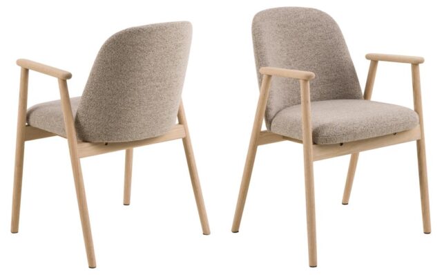 Eetkamerstoel Leo 8211 Stof Monza Beige 8211 Wit Geolied Eikenhout Minimale Bestelling 2 Stuks Eetkamerstoel Leo 8211 Stof Monza Beige 8211 Wit Geolied Eikenhout Minimale Bestelling 2 Stuks