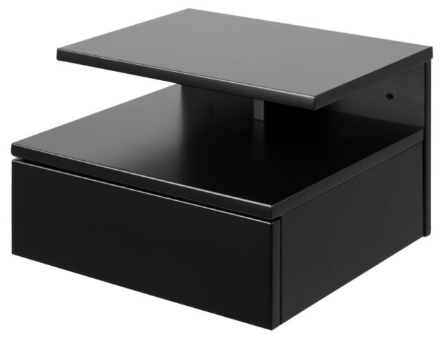 Nachtkastje Ashlan 8211 Zwart Mdf
