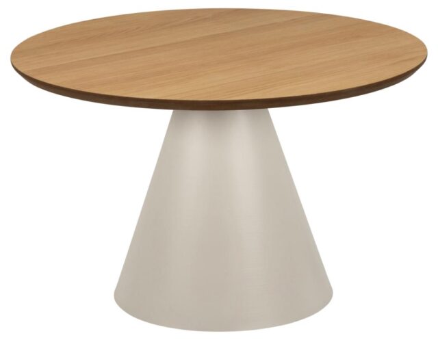 Salontafel Soli 8211 Mat Eikenhout 8211 Grijs Metaal