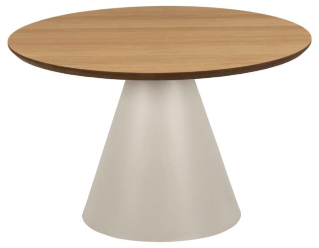 Salontafel Soli 8211 Mat Eikenhout 8211 Grijs Metaal