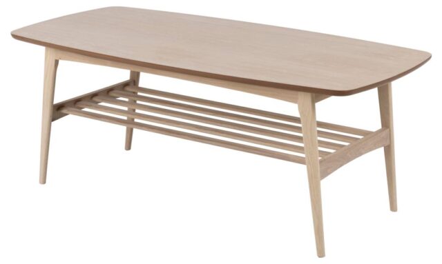 Salontafel Houten 8211 Wit Geolied Eikenfineer 8211 Eikenhout