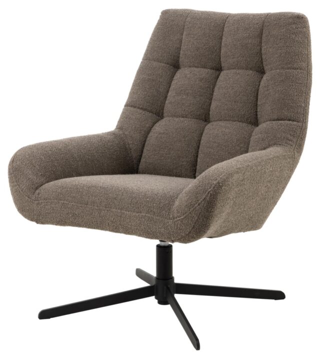 Fauteuil Paris 8211 Stof Monza Taupe 8211 Metaal Fauteuil Paris 8211 Stof Monza Taupe 8211 Metaal