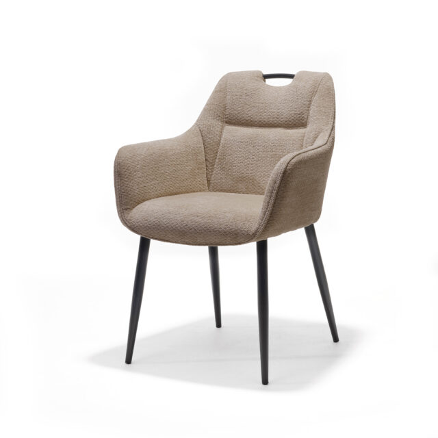 Eetkamerstoel Adele 8211 Stof Retro Bliss 18 Taupe Eetkamerstoel Adele 8211 Stof Retro Bliss 18 Taupe