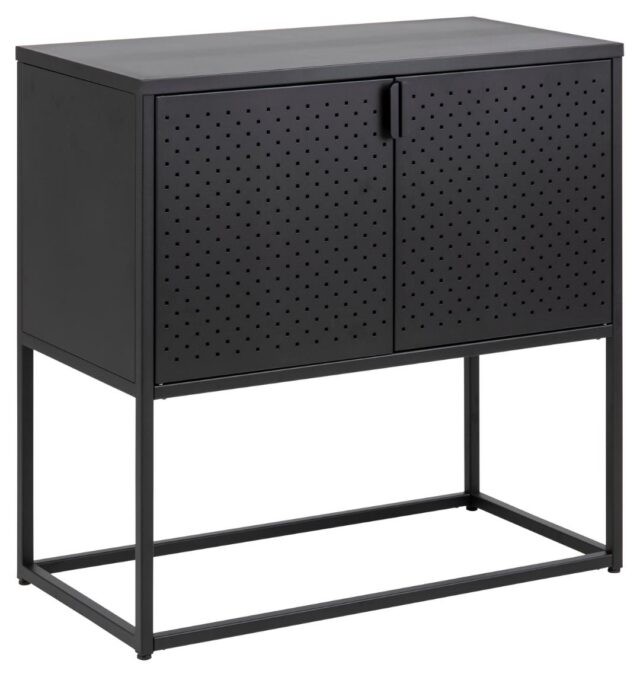 Dressoir Newton 8211 Mat Zwart Metaal 8211 Gaas Dressoir Newton 8211 Mat Zwart Metaal 8211 Gaas