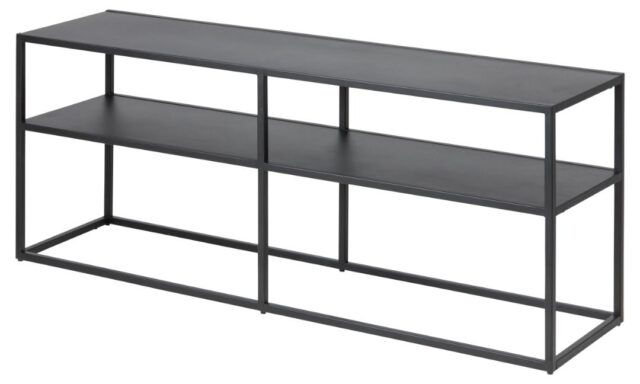 Tv Dressoir Newton 8211 Mat Zwart Gepoedercoat Metaal