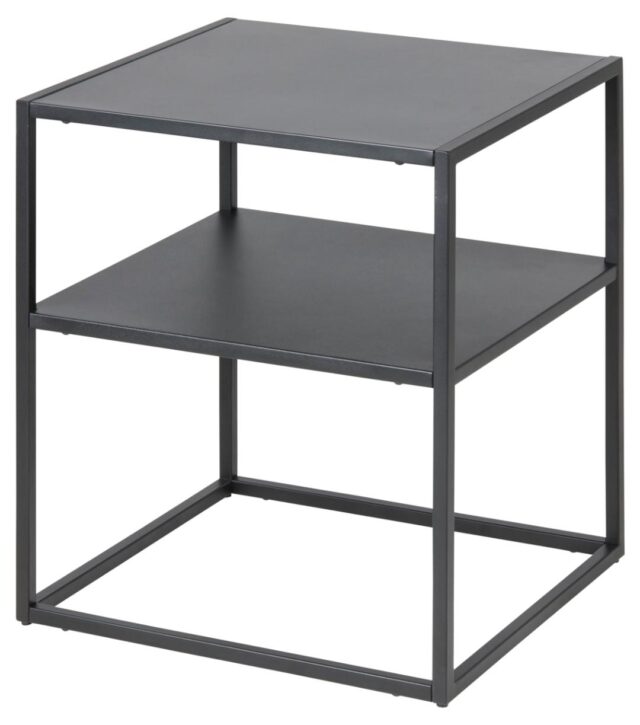 Nachtkastje Newton 8211 Mat Zwart Metaal