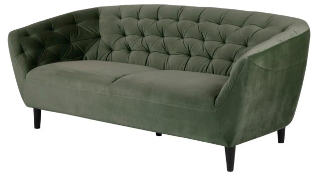 3 Zitsbank Ria 8211 Stof Vic Bosgroen