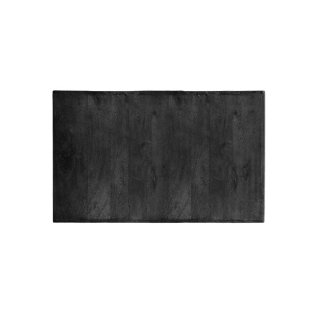 Eetkamertafelblad Straight Edge 8211 Zwart Mangohout 8211 120 Cm Recht Eetkamertafelblad Straight Edge 8211 Zwart Mangohout 8211 120 Cm Recht