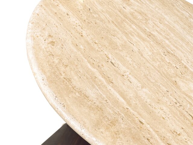 Salontafel Brix Valentino 8211 Travertin 8211 Hardhout 8211 Rond 75 Cm Salontafel Brix Valentino 8211 Travertin 8211 Hardhout 8211 Rond 75 Cm