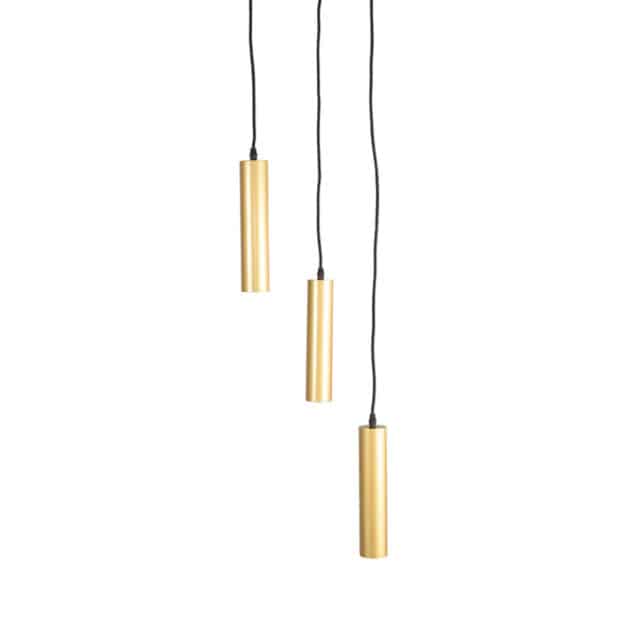 Hanglamp Ferroli 8211 Antiek Goud 8211 Metaal 8211 3 Lichts