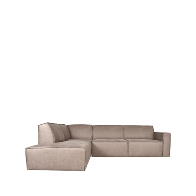 Zitcombinatie Kay 8211 Taupe Microfiber 8211 Ottomane 2 5 Zits
